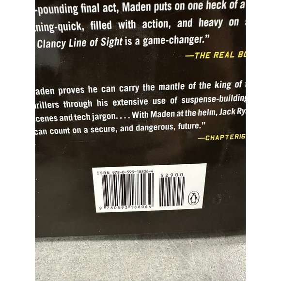 Tom Clancy's Firing Point Hardcover By Mike Maden ISBN 978-0-593-18806-4 - Picture 4 of 6